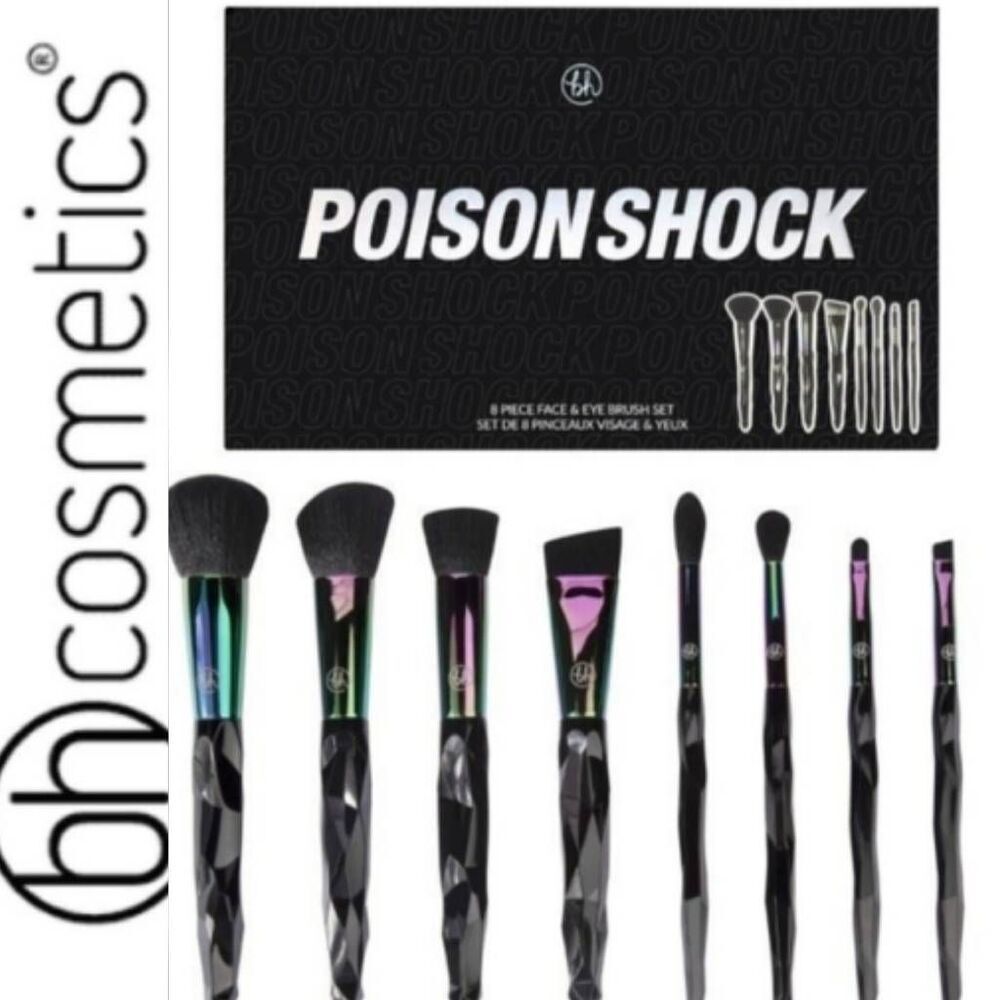 BH Cosmetics Poison Shock 8-Piece Face & Eye Brush Set